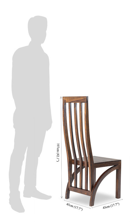 Napoli Six Seater Dining Set (Walnut Finish)